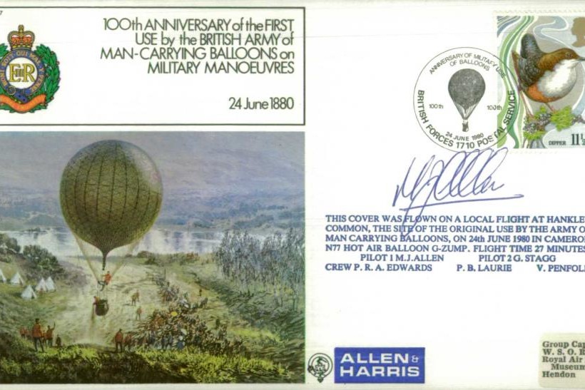 Balloons on manoeuvres cover Sgd I M J Allen