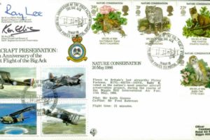 70th Anniversary of Big Ack FDC Signed by R Lee and K Willis