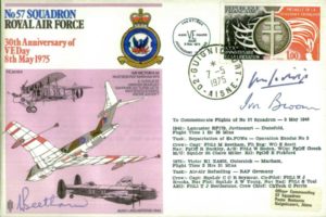 No 57 Squadron cover AM M J Beetham AM Sir Ivor Broom and Sir Michael Giddings