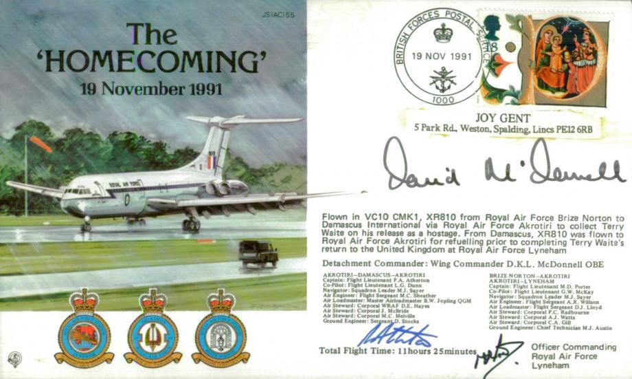 The Homecoming cover Signed McDonnell and 2 others