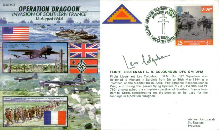 Invasion of Southern France cover Sgd L Colquhoun