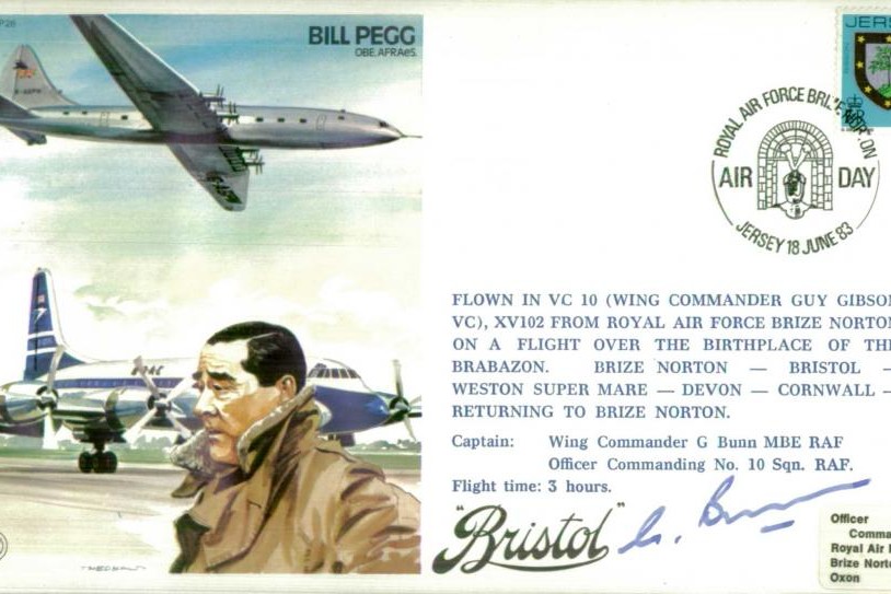 Bill Pegg the Test Pilot cover Sgd pilot G Bunn OC 10 Sq