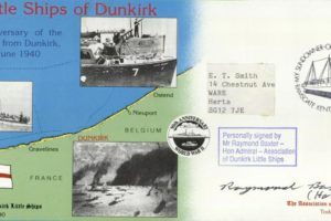 Dunkirk cover Sgd WW2 pilot Raymond Baxter of 65 Sq