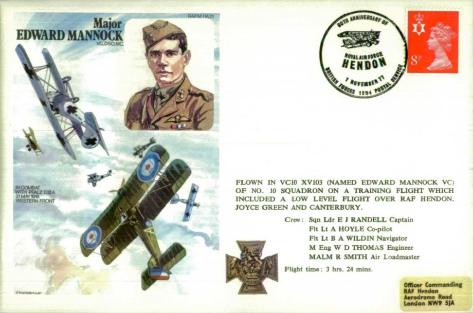 Major Edward Mannock VC cover