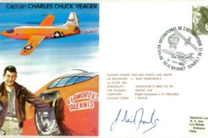 Charles Chuck Yeager The Test Pilot Cover Signed J N Franks