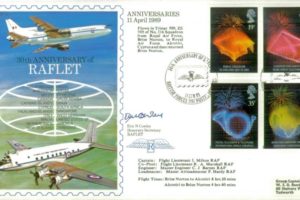 30th Anniversary of Raflet FDC Signed by Eric Cowley Hon Sec of Raflet