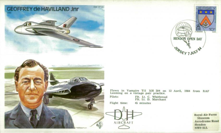Geoffrey de Havilland Jnr the Test Pilot cover