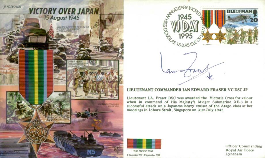Victory over Japan cover Sgd I E Fraser VC