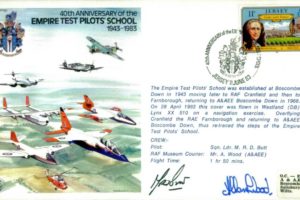 Empire Test Pilots School cover Sgd M R D Butt and A Wood