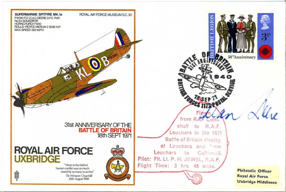 Battle of Britain cover Sgd by A Deere