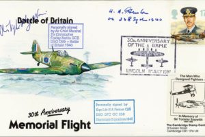 Battle Of Britain Cover Signed BoB Pilots C Foxley-Norris And H A Fenton