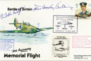 Battle Of Britain Cover Signed BoB Pilots C Foxley-Norris And D Crowley-Milling