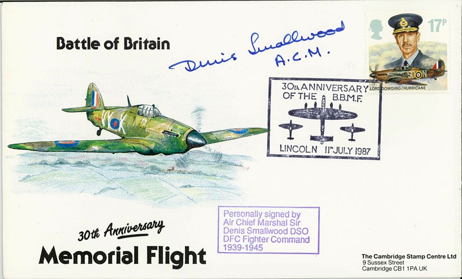 Battle Of Britain Cover Signed D Smallwood