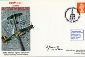 Battle of Britain Dowding Cover Signed B J Jennings A BoB Pilot