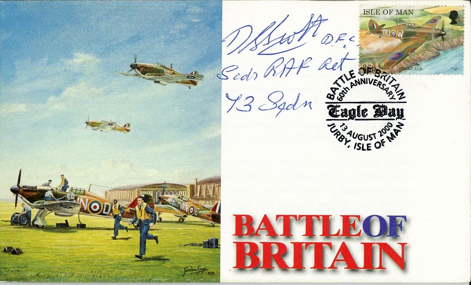Battle Of Britain Cover Signed BoB Pilot D S Scott