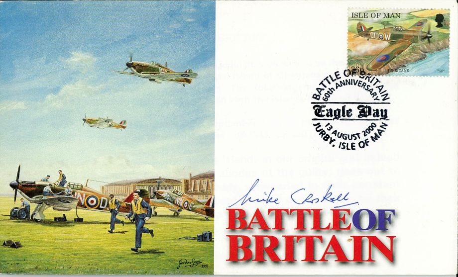 Battle Of Britain Cover Signed BoB Pilot M E Croskell