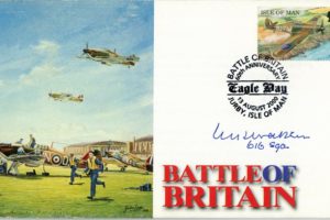 Battle Of Britain Cover Signed BoB Pilot W L B Walker