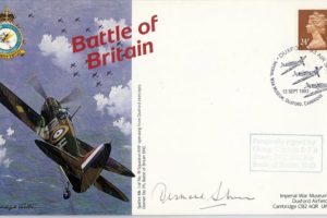 Battle Of Britain Cover Signed BoB Pilot Desmond Sheen