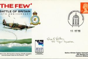Battle Of Britain Cover Signed BoB Pilot  C  G Hilken