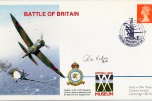 Battle Of Britain Cover Signed BoB Pilot R A Kellow