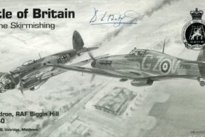Battle Of Britain Cover Signed BoB Pilot D Armitage