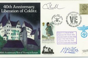 Colditz Cover Signed C Elwell And A Rolt