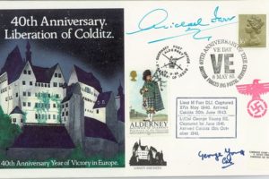 Colditz Cover Signed M Farr And G Young