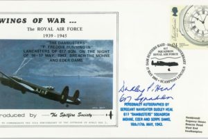 Dambusters 617 Squadron Cover Signed Dudley Heal Chastise