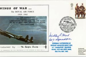 Dambusters 617 Squadron Cover Signed Dudley Heal Chastise