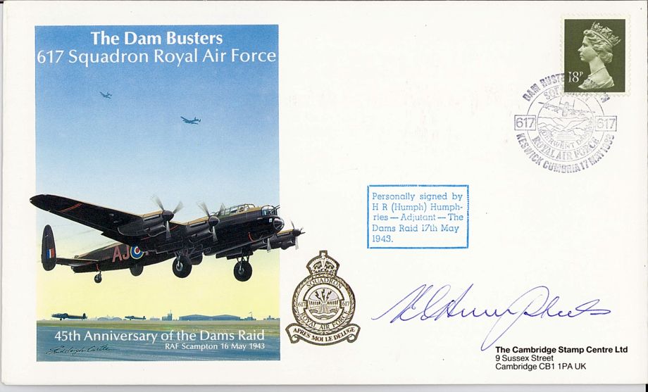 Dambuster Cover Signed Humph Humphries