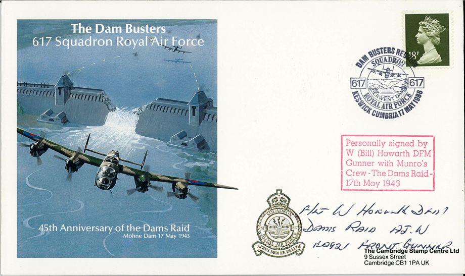 Dambusters Cover Signed Bill Howarth