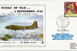 B-17 Flying Fortress Cover Signed L R Flower