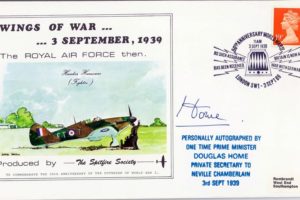 Hawker Hurricane Cover Signed Douglas Home