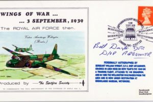 Vickers Armstrongs Wellington Cover Signed Bill Wright