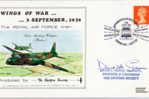 Spitfire Society Cover Signed David Green