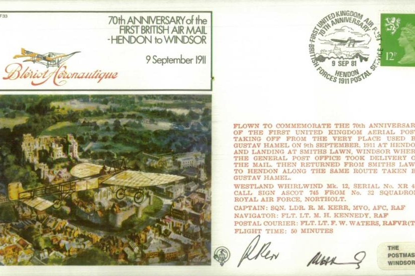 First British Air Mail cover