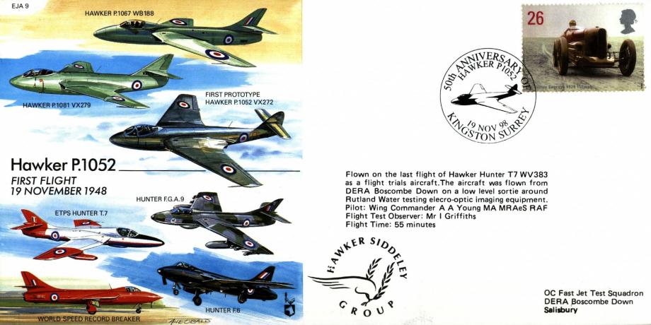 Hawker P1052 Cover
