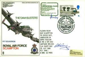 Dam Busters - 617 Squadron cover Sgd Vasey and Stanley