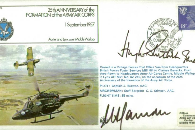  Army Air Corps Cover Signed Farndale And Stockwell