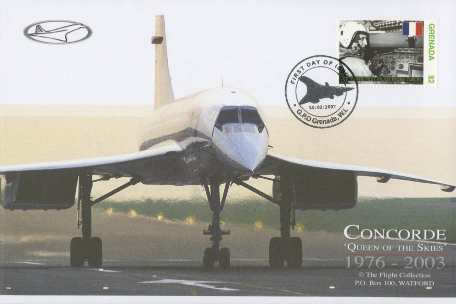 Concorde Grenada FDC 15.2.2007
