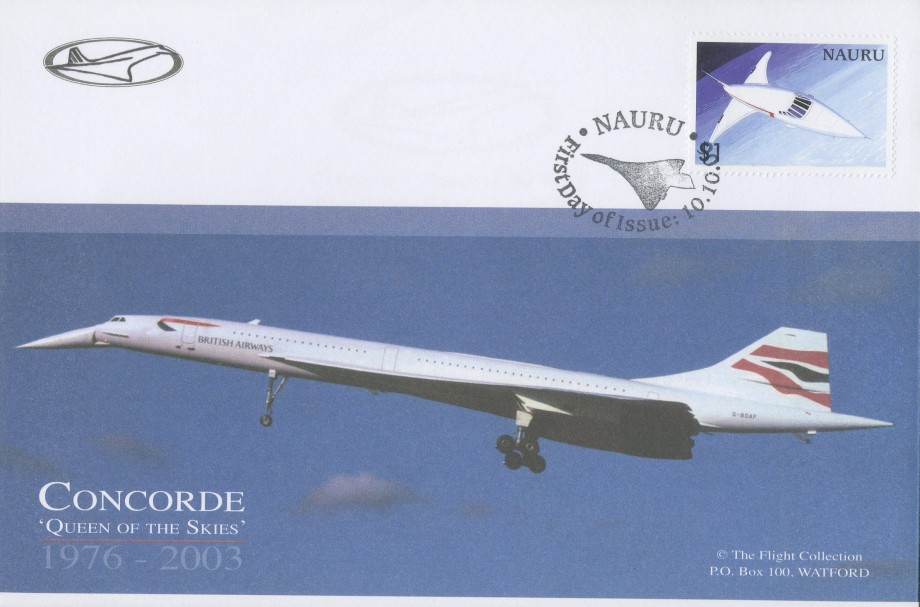 Concorde Nauru FDC 10.10.2006