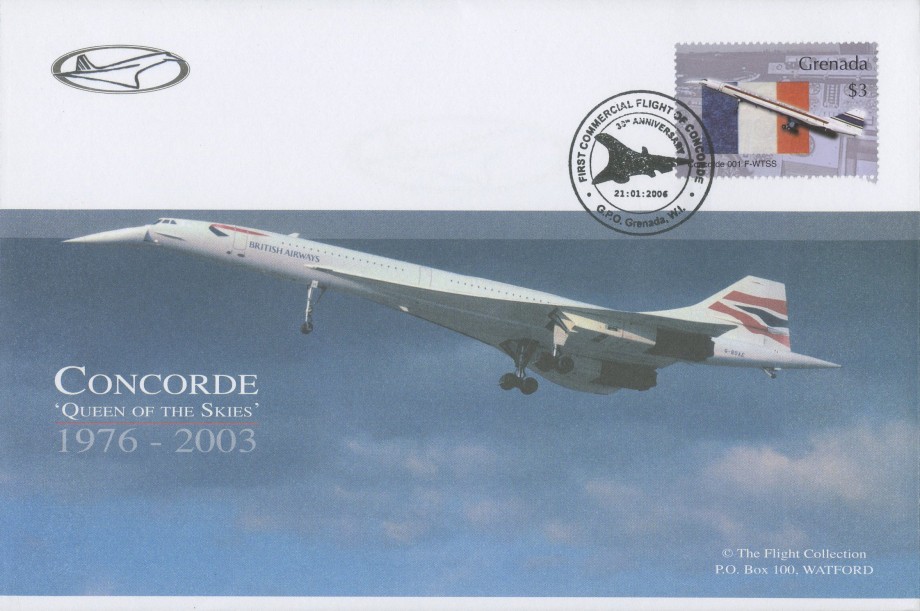 Concorde Grenada FDC 21.1.2006