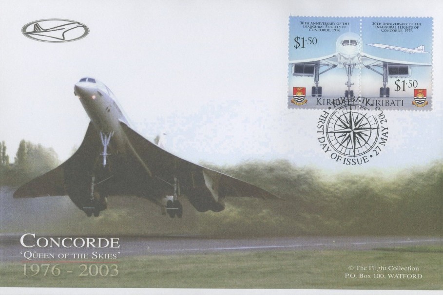 Concorde Kiribati FDC 27.5.2006