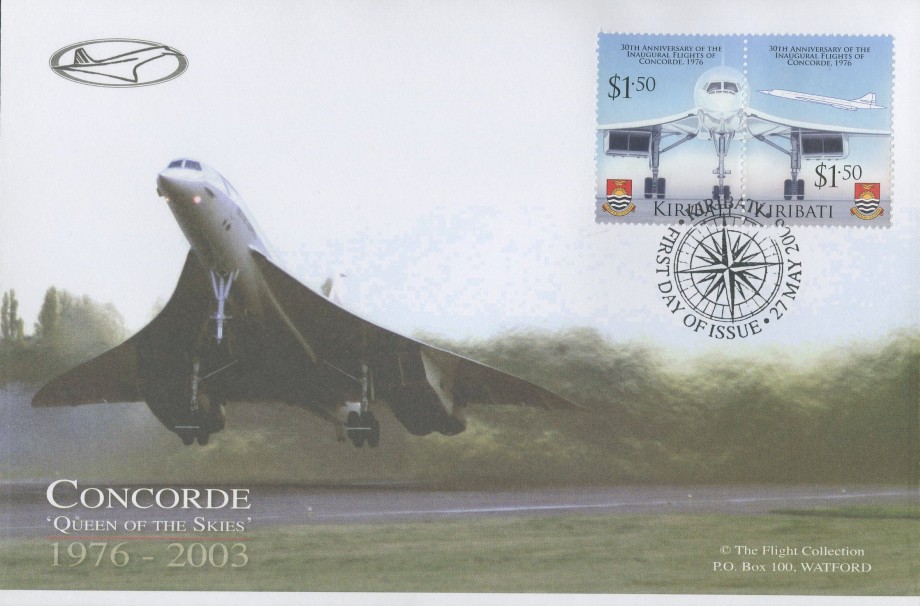 Concorde Kiribati FDC 27.5.2006