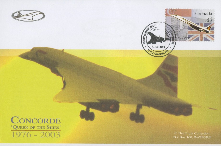Concorde Grenada FDC 21.1.2006