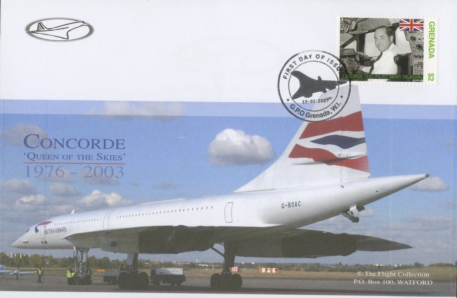 Concorde Grenada FDC 15.2.2007