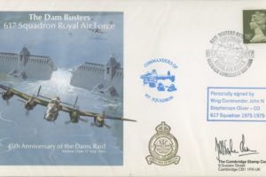 Dambusters 617 Squadron cover Signed J N Stephenson-Oliver