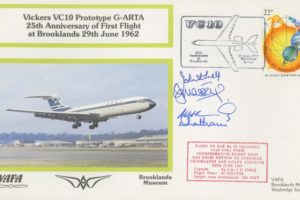 Vickers VC10 cover Crew sgd