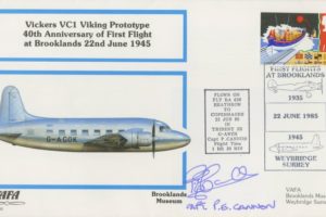 Vickers VC 1 Viking Prototype cover Sgd P E Cannon