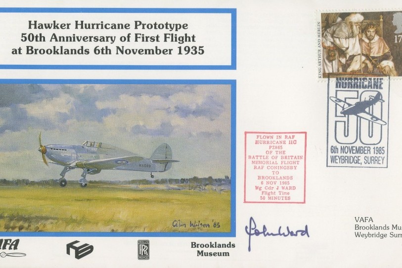 Hurricane cover Sgd pilot J Ward